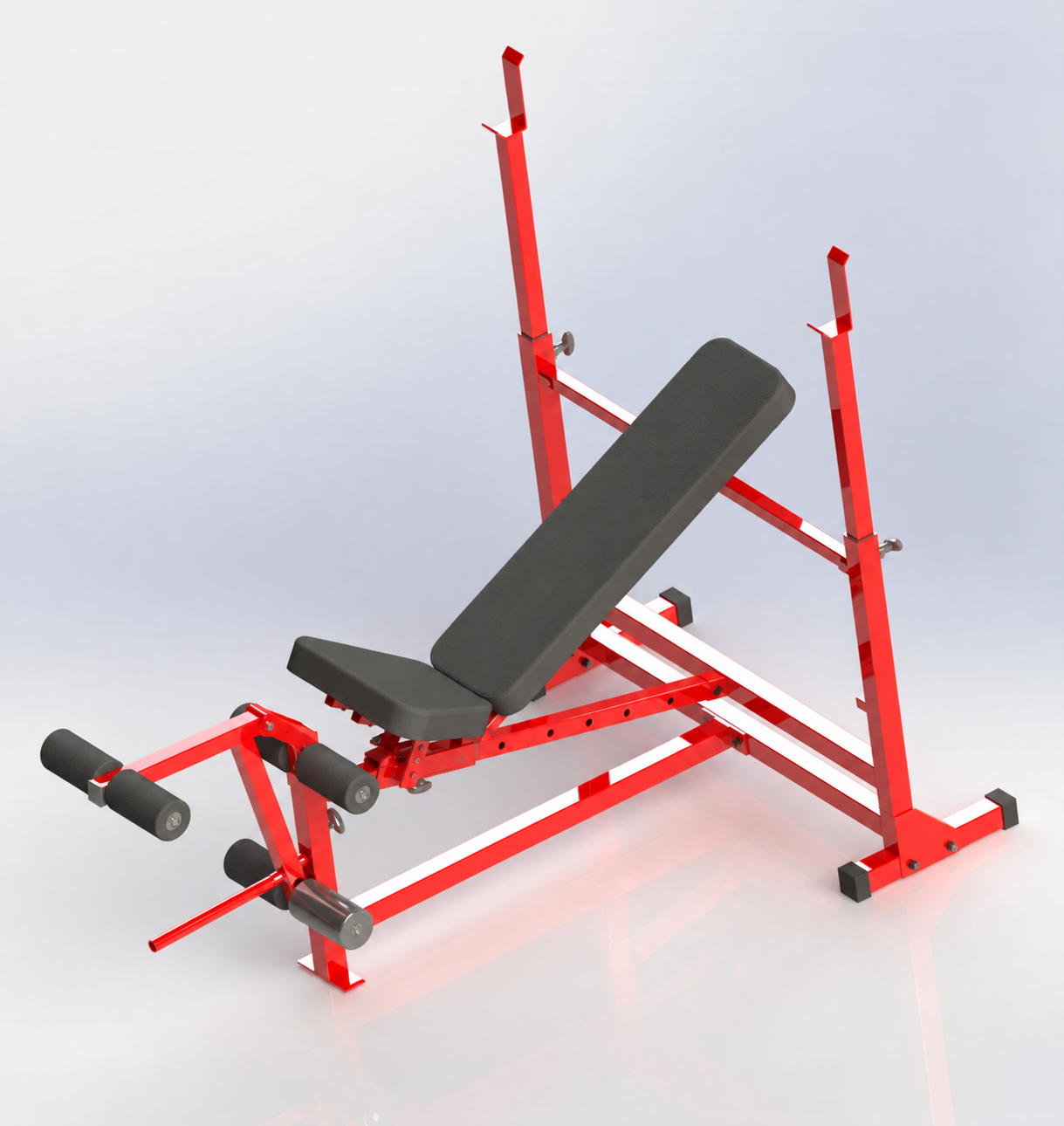 Multi Adjustable Bench + Leg Ext. Curl
